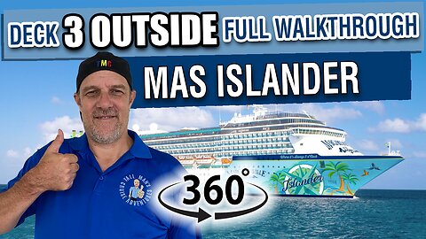 Deck 3 Outside Like You’ve Never Seen | 360° Tour Margaritaville at Sea Islander