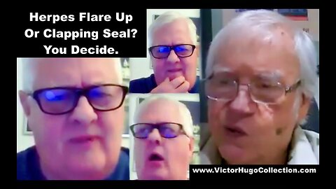 Herpes Flare Up Or Clapping Seal You Decide Russ Winter Jim Fetzer Harass Guests Of Victor Hugo Show