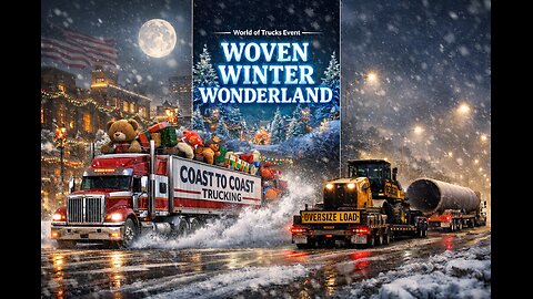 🚛🎄WINTERLAND SNOW HAUL CARNAGE: CHRISTMAS TOYS TO ICE ROADS LIVE! (TRUCKERSMP) #REGIMENTGAMING