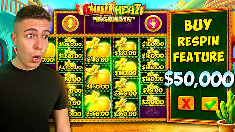 DOING A $50,000 BONUS BUY ON CHILLI HEAT MEGAWAYS 🌶️ NEW SLOT