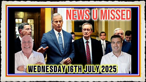 CHARLIE WARD DAILY NEWS WITH CHARLIE WARD PAUL BROOKER WEDNESDAY 16TH JULY 2025