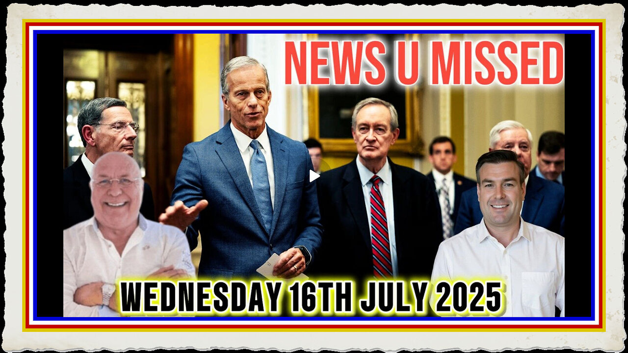 CHARLIE WARD DAILY NEWS WITH CHARLIE WARD PAUL BROOKER WEDNESDAY 16TH JULY 2025