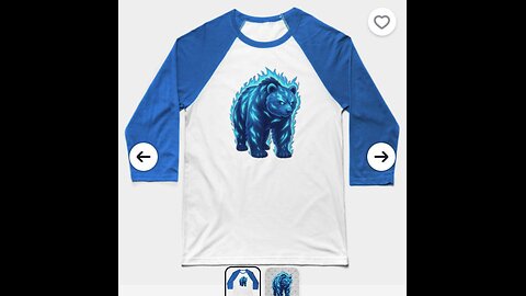 BLUE FLAME BEAR – SPIRIT OF POWER AND ICE. SAMER BRASIL