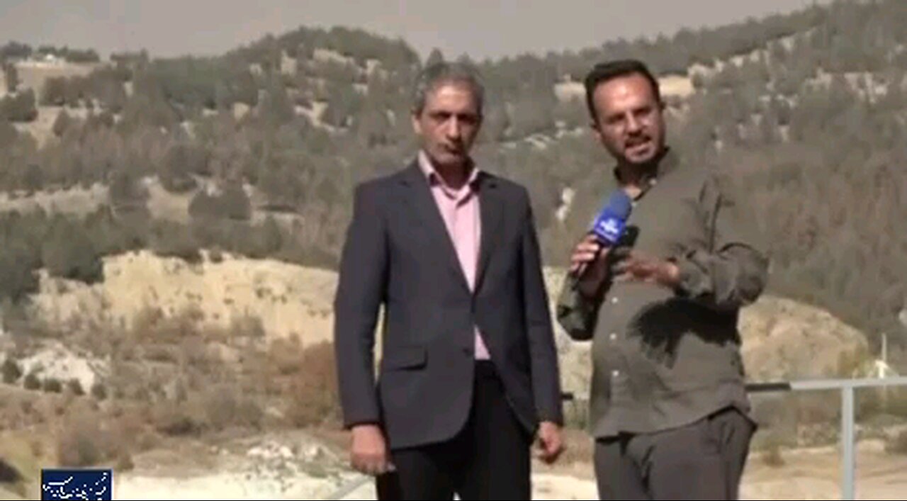 Iranian television yesterday showcased the deteriorating condition of the country’s water dams