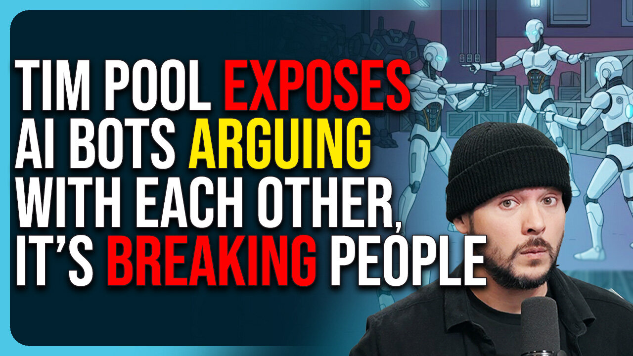 Tim Pool Exposes AI Bots Arguing With Each Other, It’s Breaking Peoples Brains
