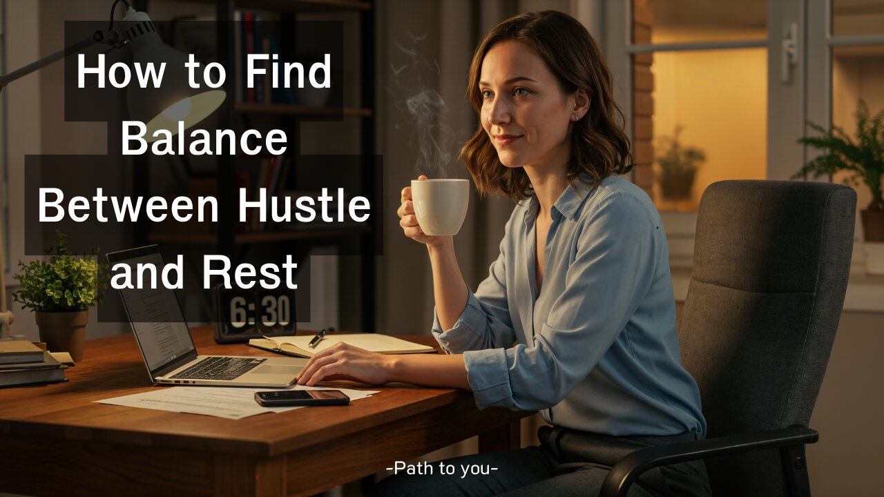 How to Find Balance Between Hustle and Rest | Path to You