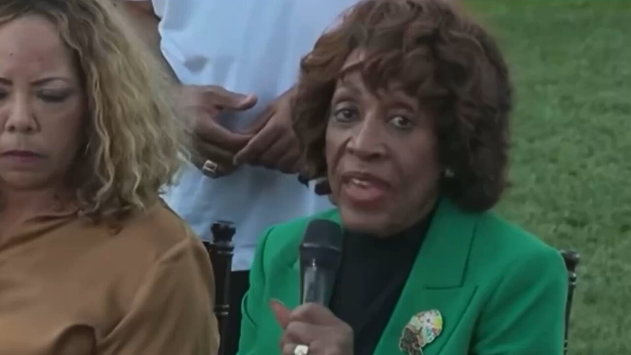 Maxine Waters speaks, “This lowdown dirty President.”