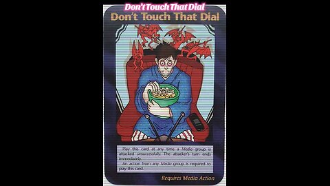 Don't Touch That Dial - The 1994 Illuminati Card Game