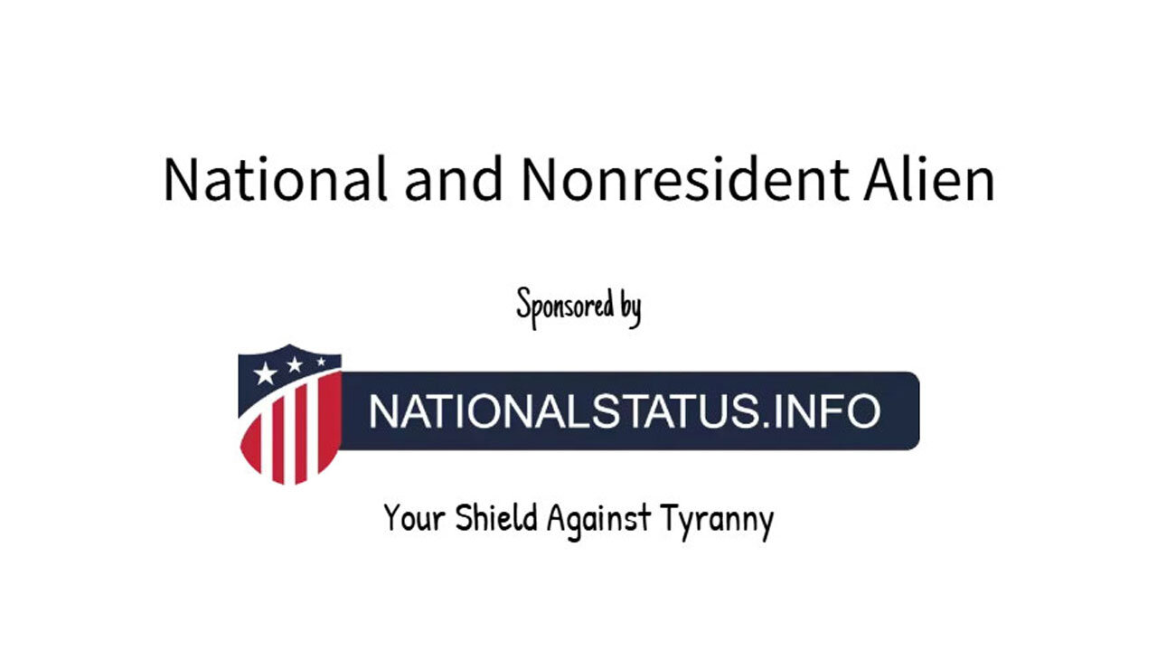 National and Nonresident Alien