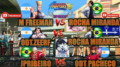 🔥KOF '98🔥Morkman Freeman arg🆚Rocha Miranda🇧🇷, 🔥ODT Zeerf arg🆚Rocha Miranda🇧🇷