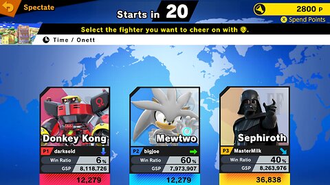 SSBU Online Spectator Mode with Special Characters Quickie 7/25/25