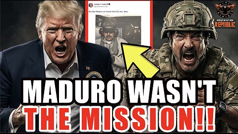 Maduro Wasn't the Mission!! Trump Pulls Major Bait and Switch, Just Wait For What Comes Next!