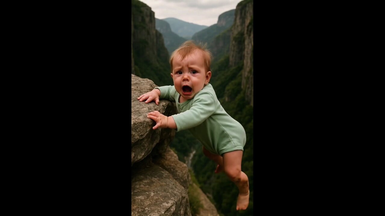 Cliffhanger LITERALLY! Baby Too Close for Comfort 😱