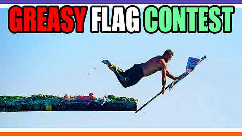 🔴LIVE: 2025 Annual Greasy Flag Pole Contest 🟠⚪🟣