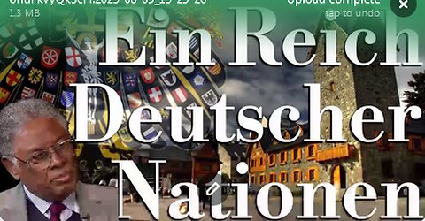 Ein Reich Deutscher Nationen - Chnopfloch o9.o8.2025