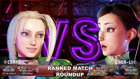 Kuya Kalbo SF6 Ranked Match Roundup. Chun Li Master Rank [Hori Fight Stick]