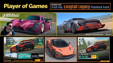 Compete in the Track Day: Longtail Legacy Flashback Event within Real Racing 3 Update 13.7