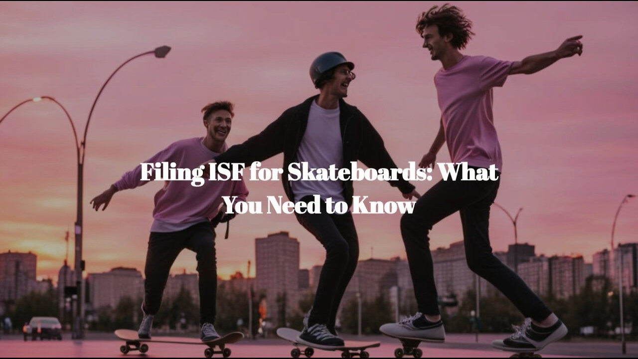Navigating ISF Filing for Skateboards: Avoid Penalties and Delays