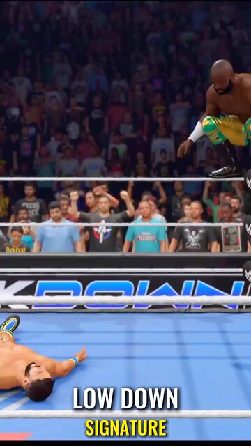 WWE 2K25 Apollo Crews Signature and Finisher Moves (Gameplay) #WWE2K25 #ApolloCrews #Gameplay