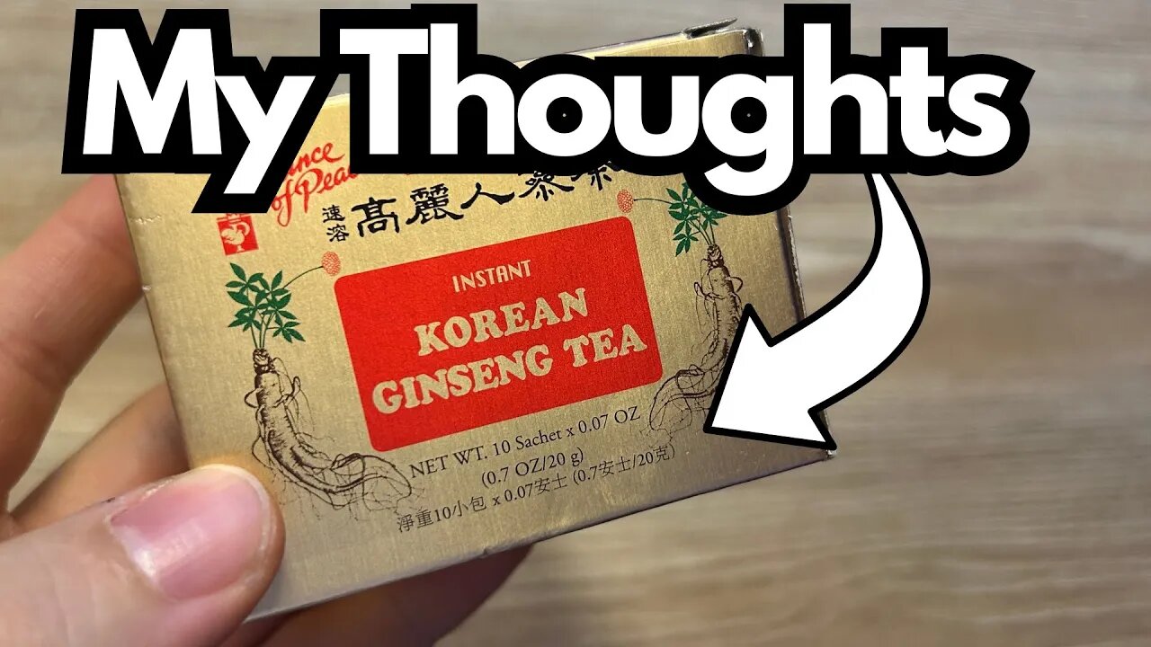 Prince of Peace Ginseng Tea - What I Think Of It