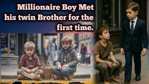 Topic: Rich Twin Meets His Poor Identical Brother for the First Time | Heart-Touching Reunion"