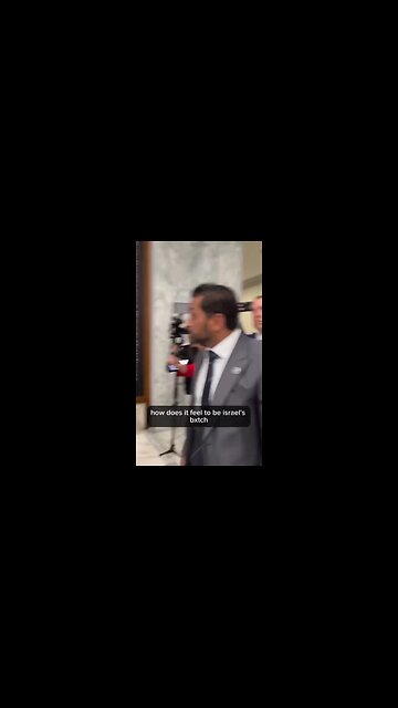 BRAVE JOURNALIST CONFRONTS KASH PATEL ABOUT BEING ISRAEL'S BITCH AND NOT GIVING A SHIT ABOUT CHILD RAPE