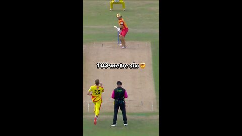 Highest Meter Six In Cricket Match...