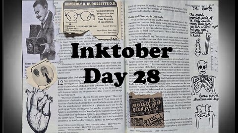Inktober Day 28 Skeletal