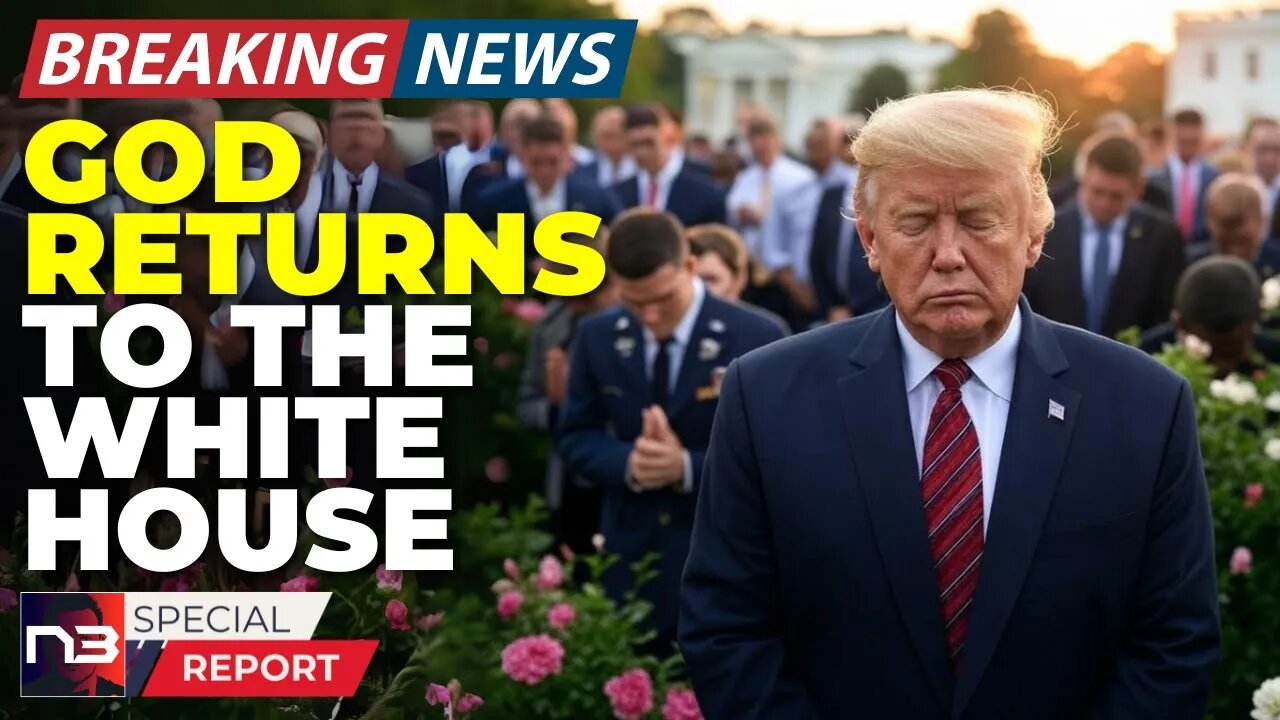🚨BREAKING: White House Rose Garden TRANSFORMED For Stunning Event They Don't Want You To See!