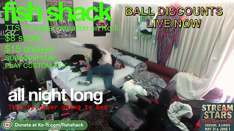 The boys are never gonna sleep | fish shack / FTL Streaming