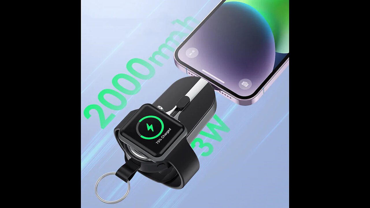 2000mAh Compact Mini Portable Capsule Keychain Power Bank