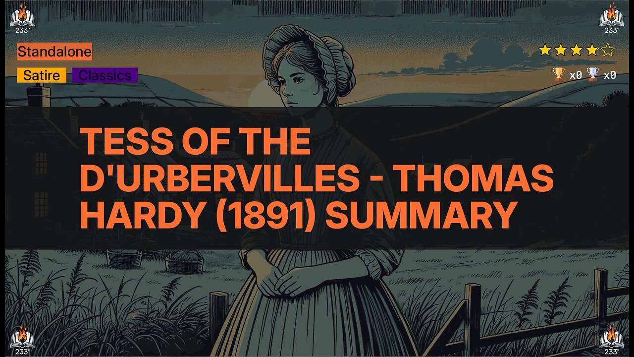 Tess of the d'Urbervilles - Thomas Hardy (1891) Summary