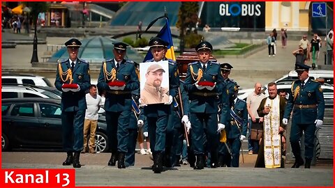 Funeral held for Ukrainian F-16 pilot killed while repelling on of Russia's largest attacks