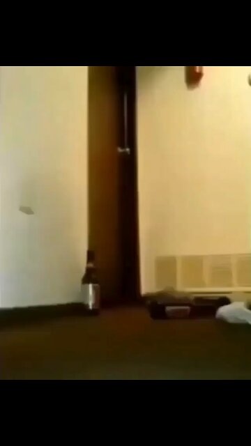 Ah shit, farting on my roommates door haa