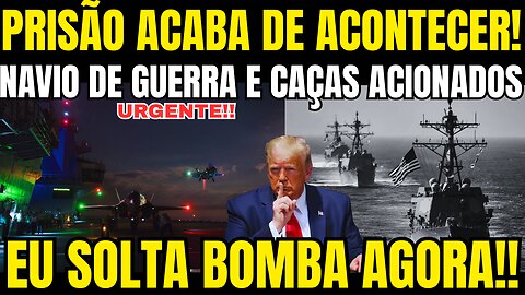 ACABOU DE SER PRESO!! NAVIO E CAÇAS F 35 ACIONADOS AS PRESSAS!! EUA SOLTA BOMBA!!