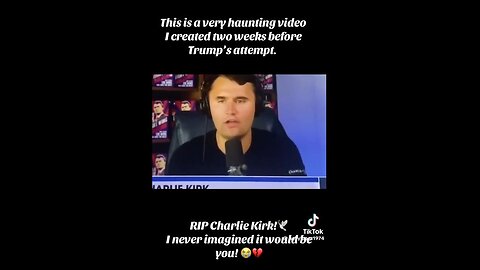 Charlie Kirk: "This is why the NEXT MAN UP philosophy is so important..."