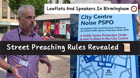 Street Preaching in Birmingham: What’s Legal & What’s Banned 🏙️