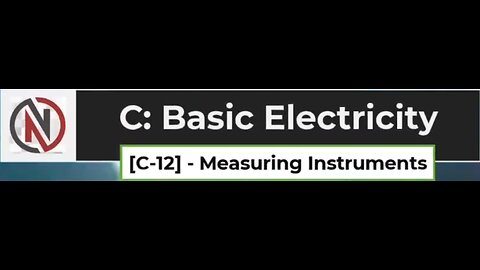 [C-12] MEASURING INSTRUMENTS | Basic Electricity | Q & A | UA STAR Commercial Refrigeration Exam
