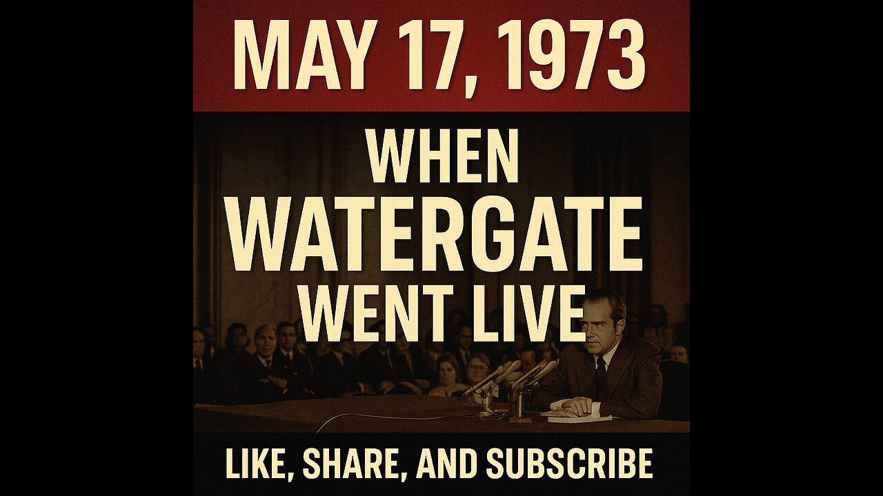 May 17, 1973: When Watergate Went Live | A Nation Watched