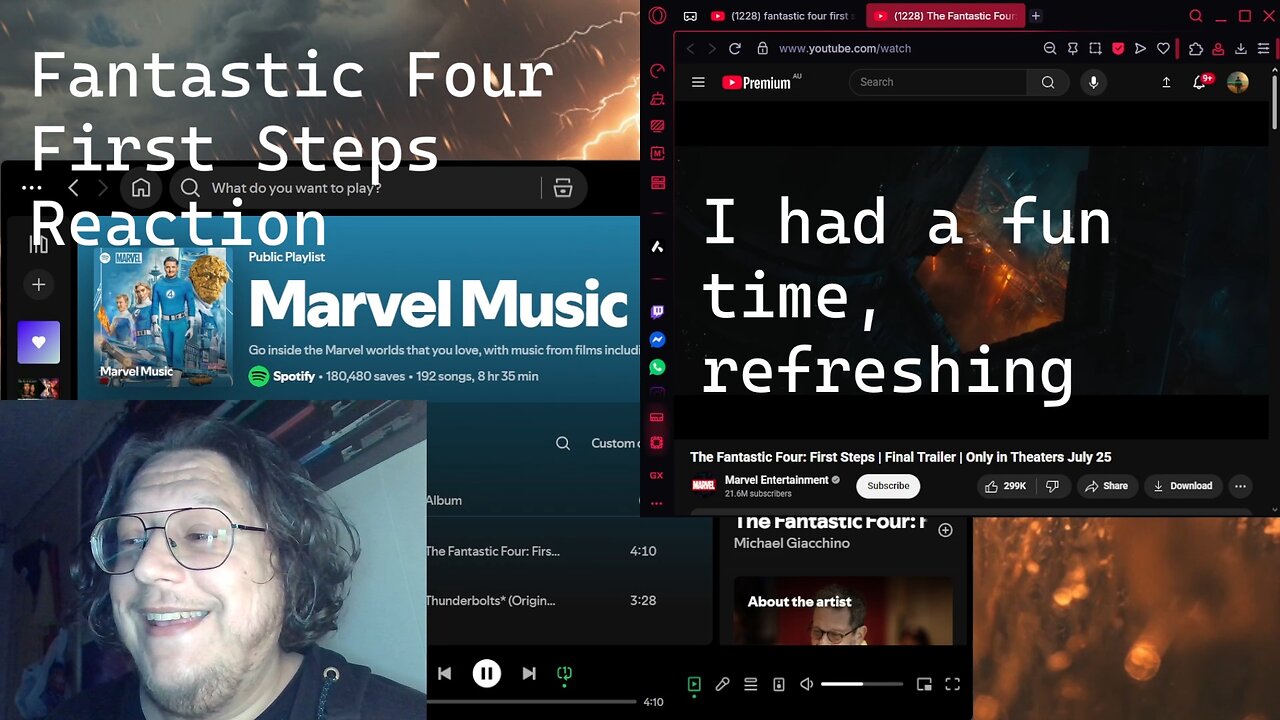 Fantastic Four First Steps Reaction With Jezza, I Enjoyed it, A Fun Time, Refreshing