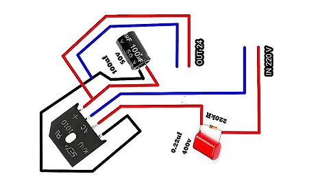 What method can be employed to construct a 12-24 volt battery charger without transformer