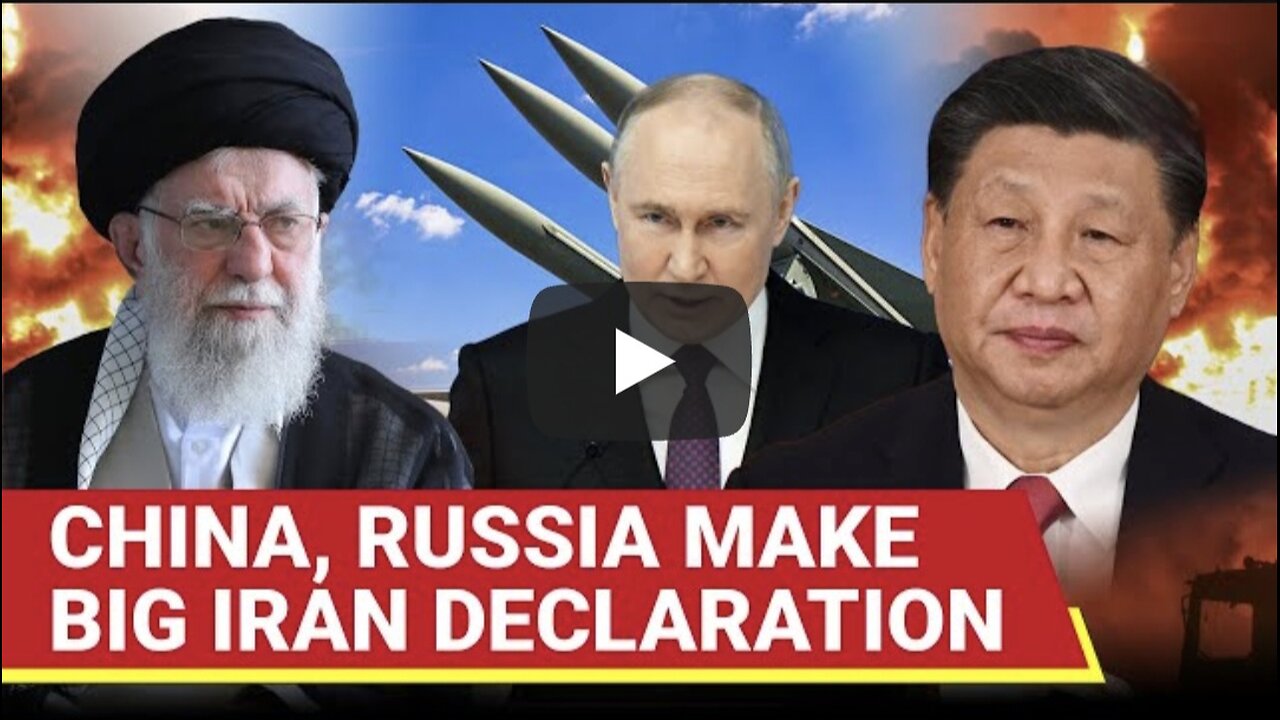 Xi Jinping, Putin Deliver Nuclear Shock To Trump; China & Russia Join Forces With Iran Against U.S.