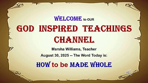 How to be Made Whole