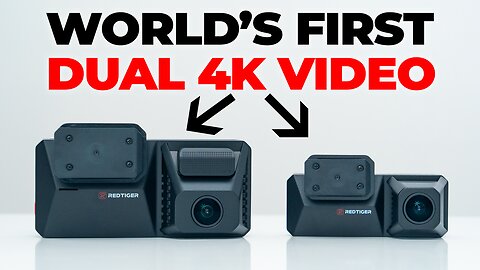 DUAL 4K FRONT & REAR Dashcams! Redtiger F77 Dashcam Review