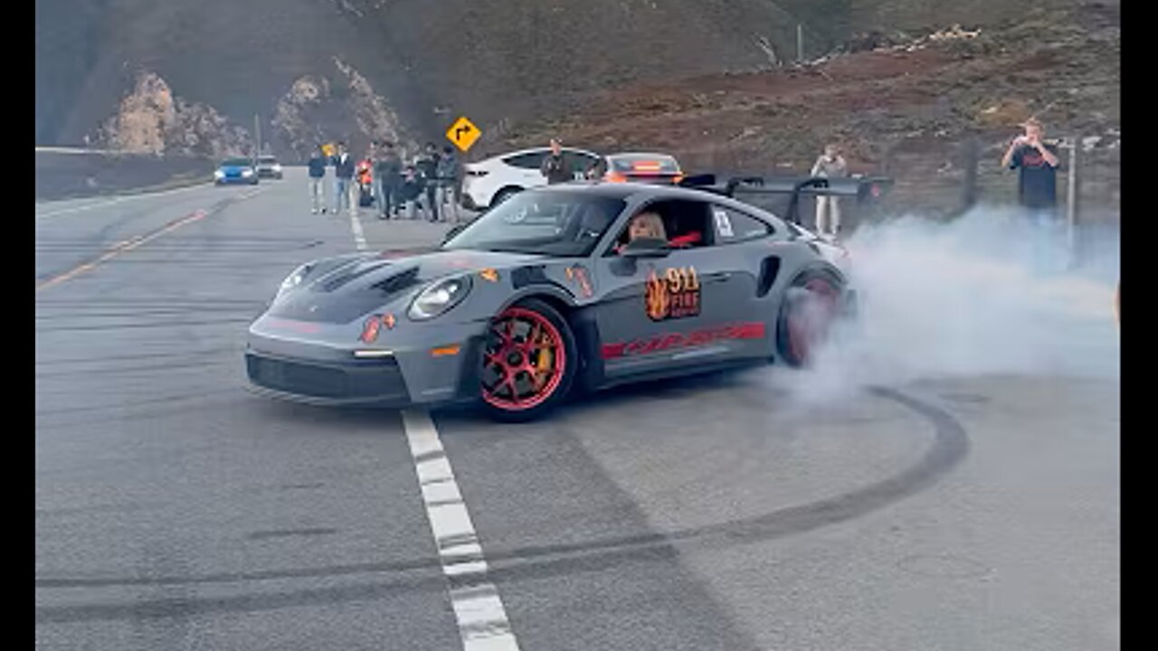 Girl drifts GT3RS🔥