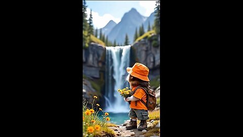 🐹The hamster is resting in the mountains🏔