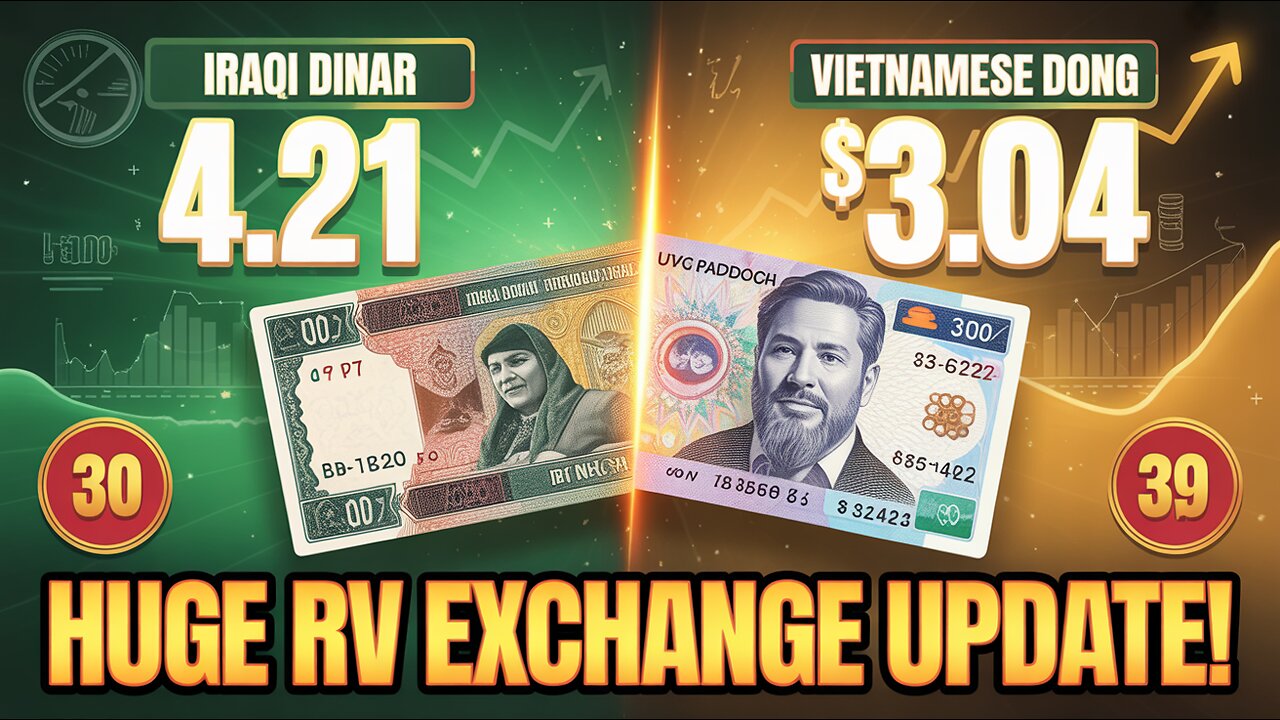Iraqi Dinar $4.21 + Vietnamese Dong $3.04 – Huge RV Exchange Update! 💥 Today's IQD News!