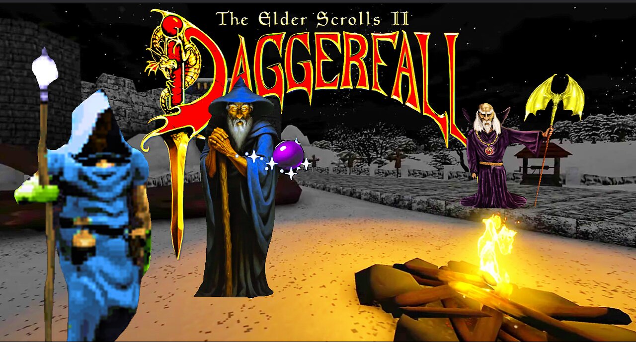 Daggerfall Unity Wizard Playthrough Part 2 (With mods 2025)
