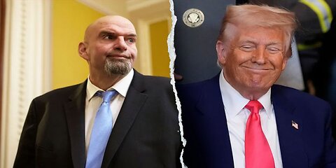 Fetterman Sides With Trump on Tariffs, Admits His Party ‘Got it Wrong’