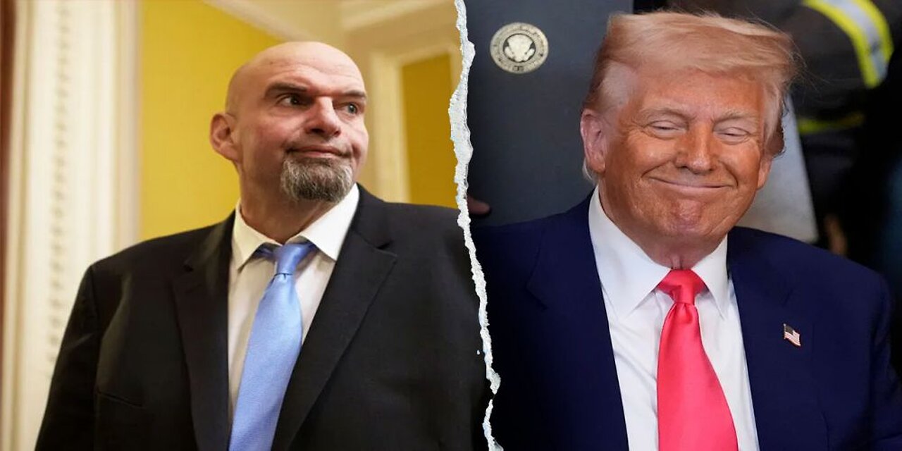 Fetterman Sides With Trump on Tariffs, Admits His Party ‘Got it Wrong’